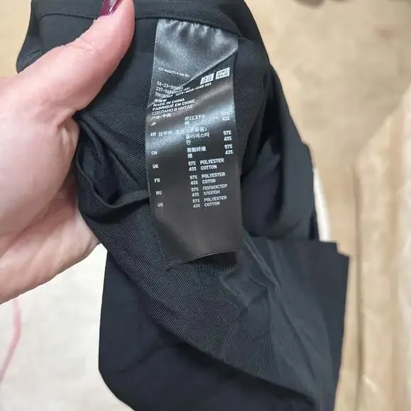 UNIQLO Gathered Sleeveless‎ Dress Black - Picture 7 of 7